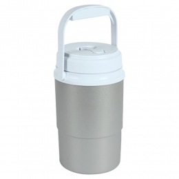 Termo nuur TMPS105 taza cilindro jarra termo plástico válvula de seguridad y agarradera 1900 ml transportar bebidas cafe agua termico promocional mayoreo regalo ejecutivo impresión serigrafia tampografia