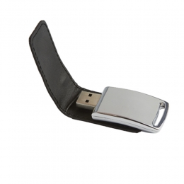 USB mileto 8 GB USB020 caja individual dispositivo almacenamiento memoria curpiel metal computo promocional mayoreo regalo ejecutivo impresión serigrafia tampografia grabado laser