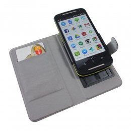 FUNDA LIRA para celular smarphone compartimento para tarjetas Broche magnetico Mecanismo ajustable compatible con smartphones hasta 75 cm de ancho accesorio de celular