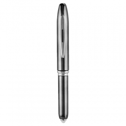 Bolígrafo lintz SH1120 pluma con lámpara de 1 LED y tapón Incluye batería grabado laser serigrafia regalo ejecutivo promocional escritura profesional multifuncional