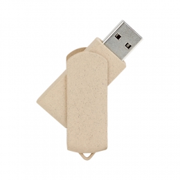 USB denka 4 GB USB026 caja individual material reciclado dispositivo almacenamiento memoria plástico biodegradable computo promocional mayoreo regalo ejecutivo impresión serigrafia tampografia grabado laser